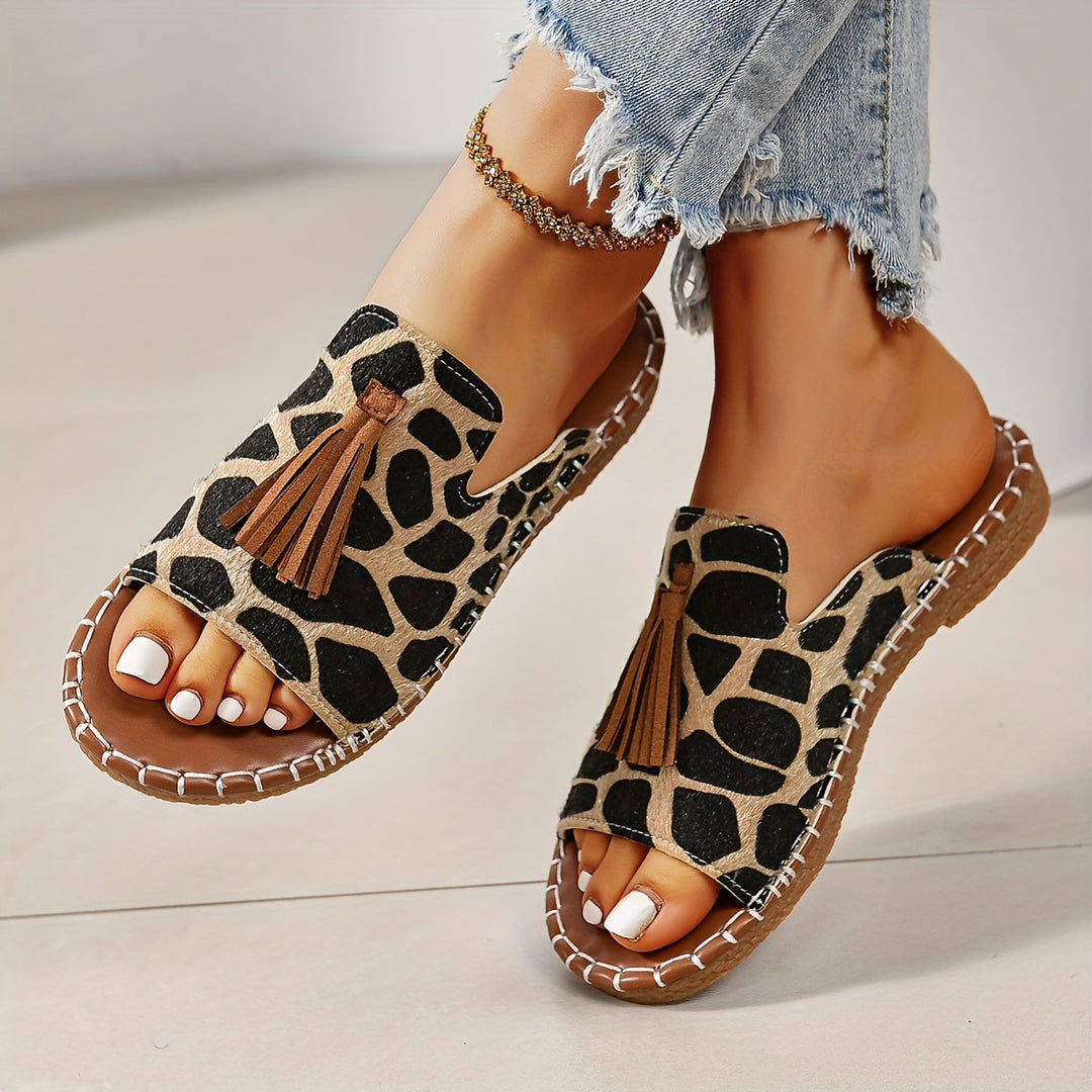 Addison - Boho-Tassel-Sandalen