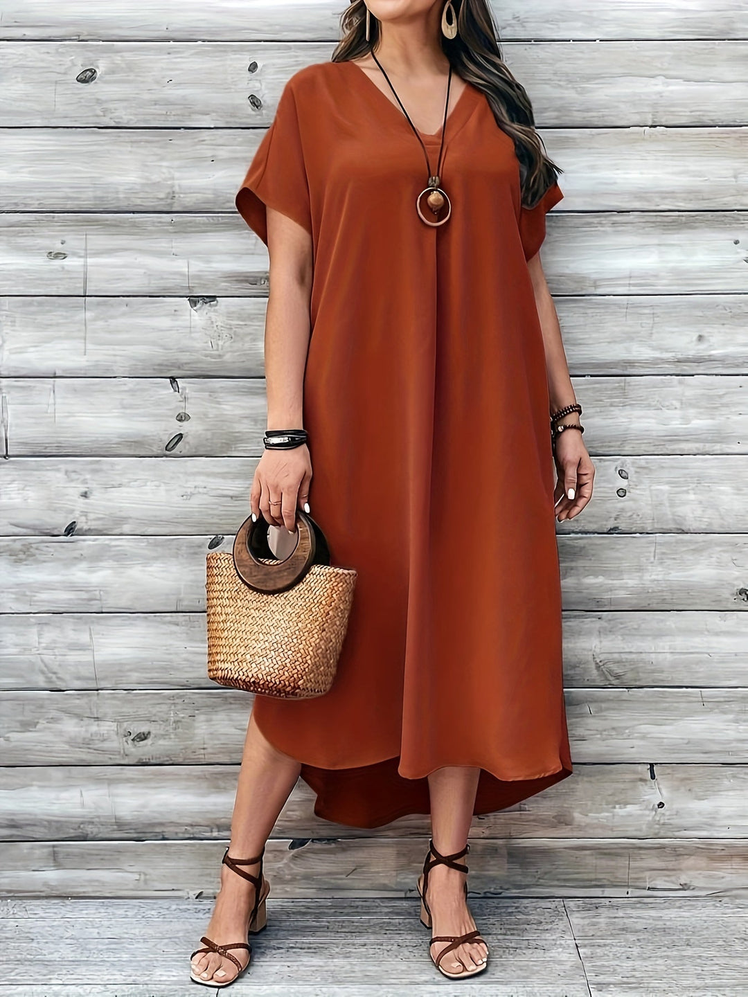 Gwendie - Fliessendes Komfortkleid