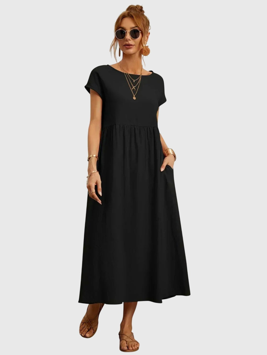 Clementine - Lässiges Kleid mit Taschen