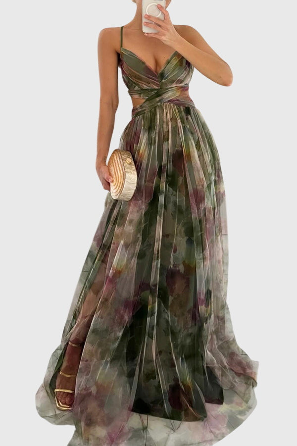 Gretchen - Florales Maxikleid