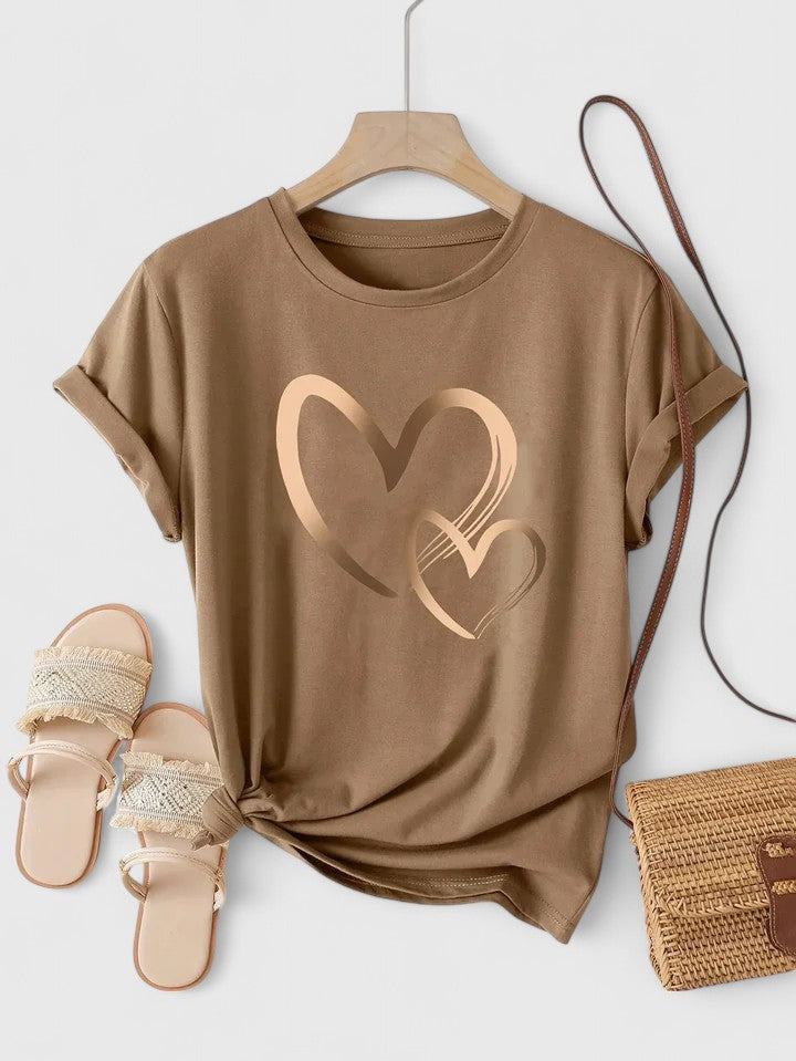 Maribelle - Bequemes T-Shirt mit kurzen Ärmeln