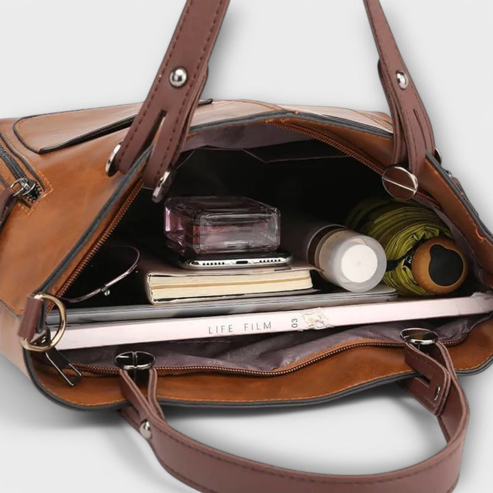 Daphne - Elegante Lederhandtasche