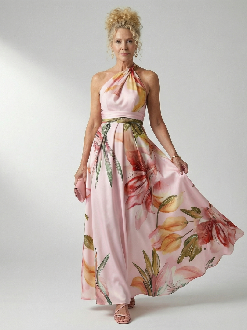 Amiel - Leichtes Floral-Maxikleid