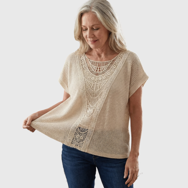 Lucilla - Elegantes Ibiza-Stil Top
