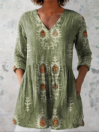 Maeve - Langarmshirt mit V-Ausschnitt