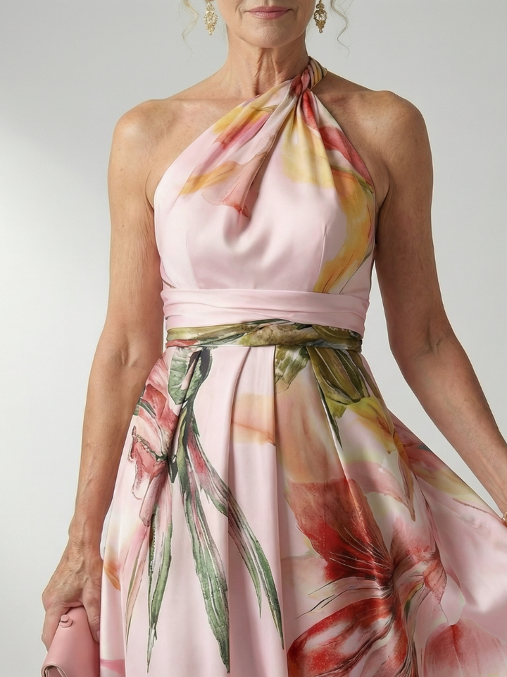 Amiel - Leichtes Floral-Maxikleid