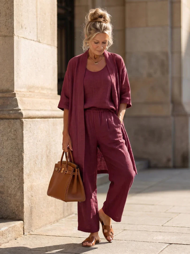 Linnea - Leichtes Leinen-Set