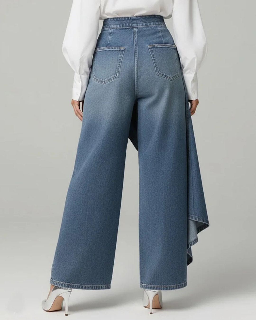 Calvra - Denim-Wickelhose