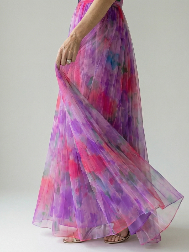 Isel - Soft Wrap Maxi Kleid