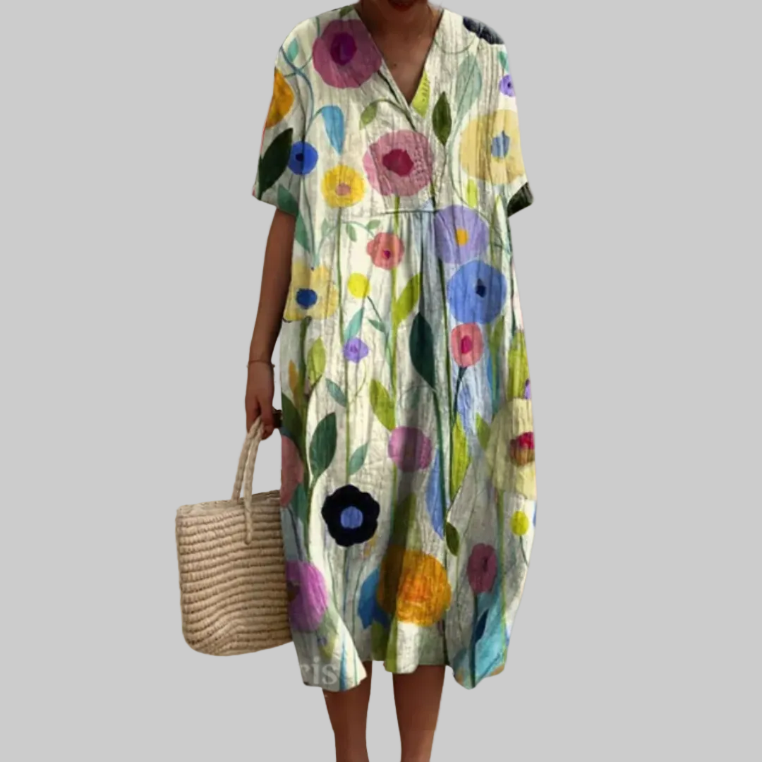 Elayne - Florales Sommerkleid