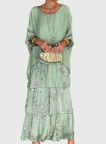 Carmel - Elegantes Fliessendes Maxikleid
