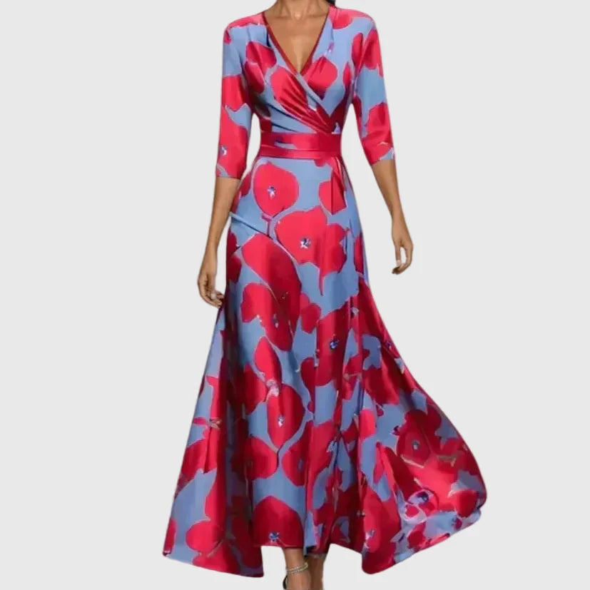 Lorie - Luxuriöses Blumenkleid