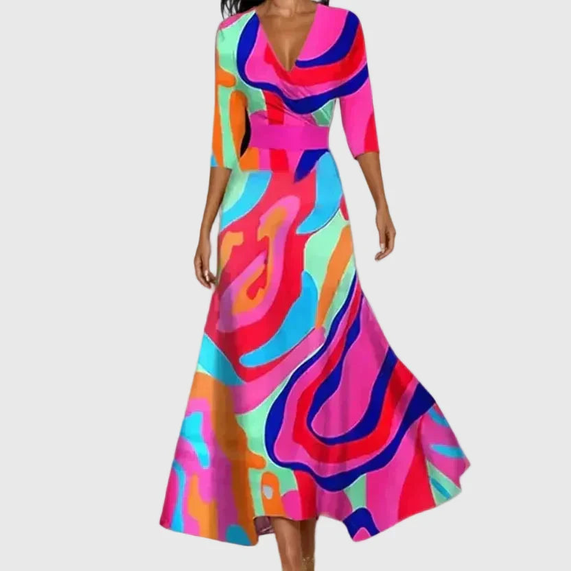 Lorie - Luxuriöses Blumenkleid