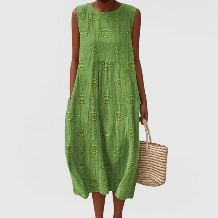 Cristal - Elegantes Kleid mit Taschen