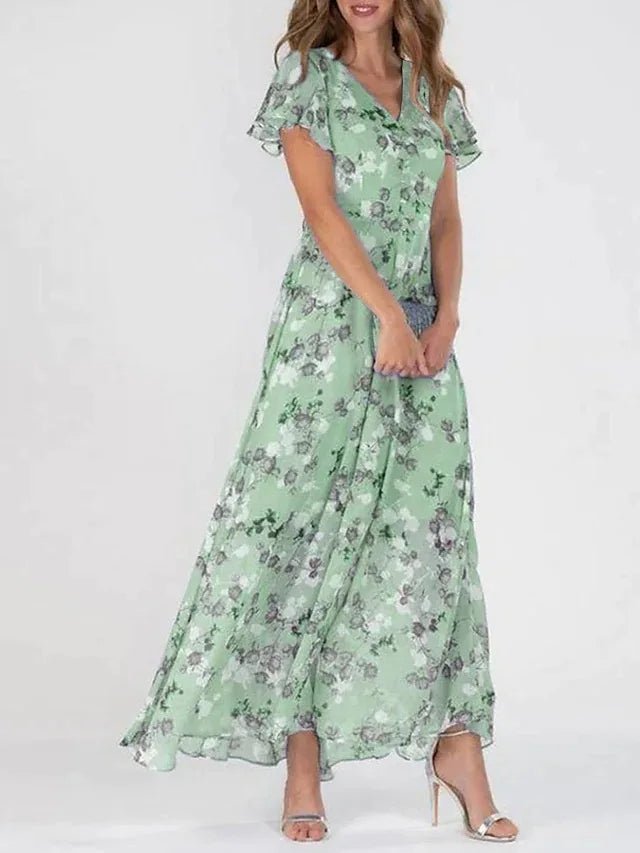 Zuri - Glamouröses Bauchbedeckendes Kleid