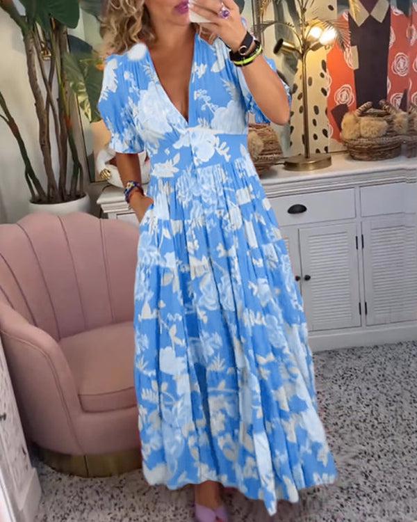 Floriana - Lebhaftes Blumenkleid