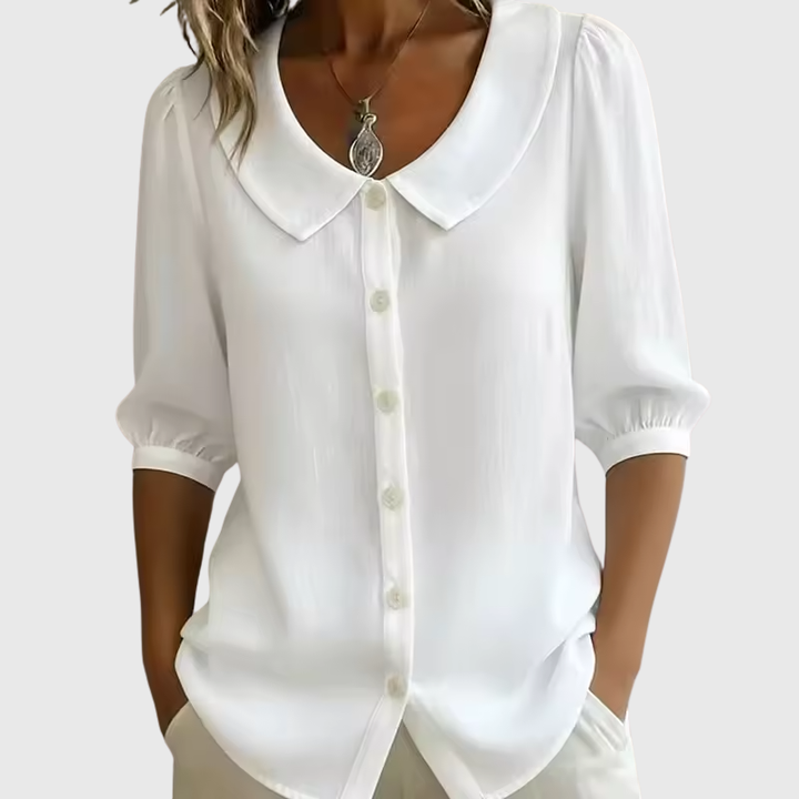 Riley - Lässige Bluse mit Knöpfen