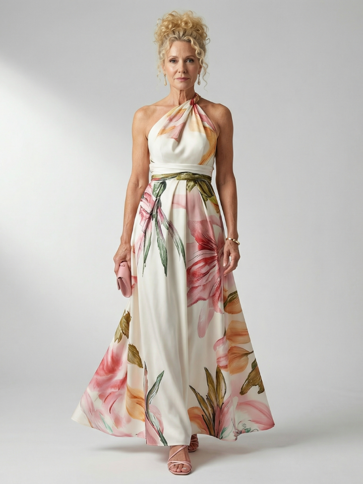 Amiel - Leichtes Floral-Maxikleid