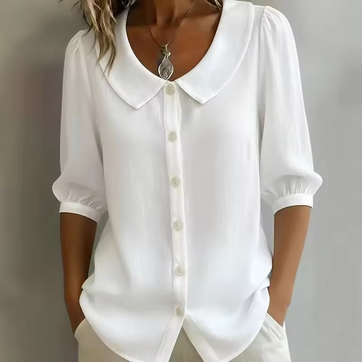 Riley - Lässige Bluse mit Knöpfen