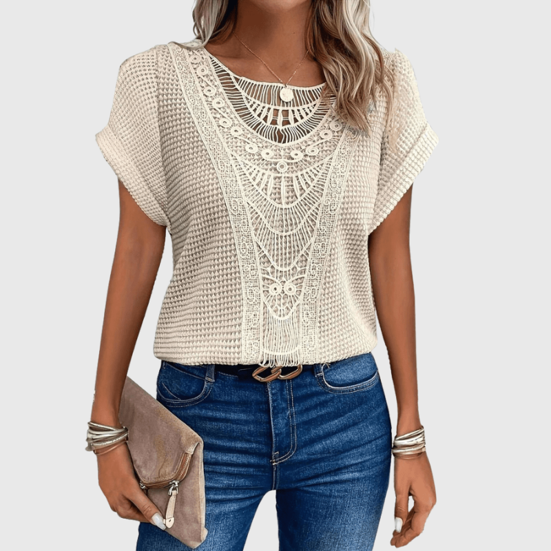 Lucilla - Elegantes Ibiza-Stil Top