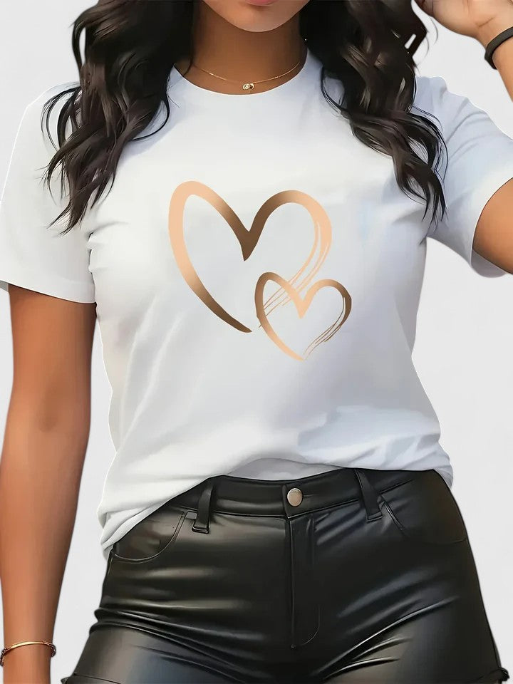 Maribelle - Bequemes T-Shirt mit kurzen Ärmeln