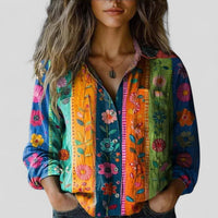 Ashley - Bequemes Blusen-Shirt