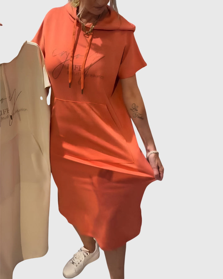 Beverly - Lässiges Hoodie-Kleid