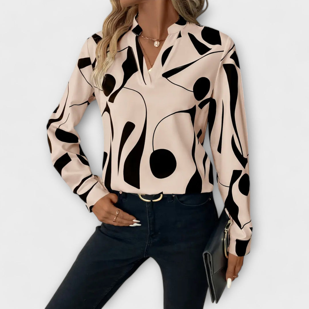 Irene - Elegante Bluse mit Design