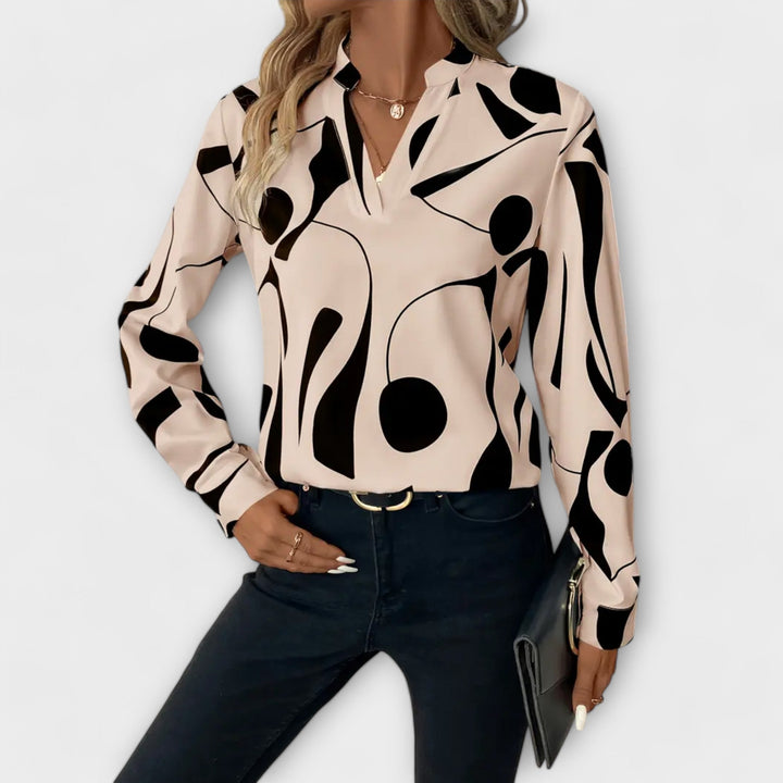Irene - Elegante Bluse mit Design