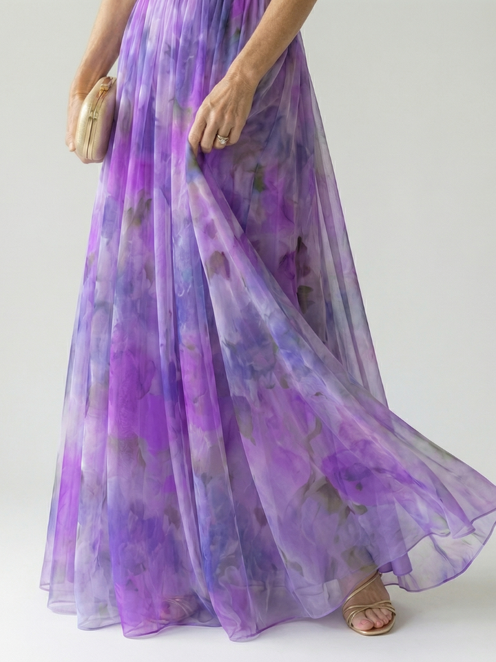 Isel - Soft Wrap Maxi Kleid