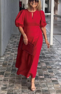 Juliana - Elegantes Kleid mit Puffärmeln