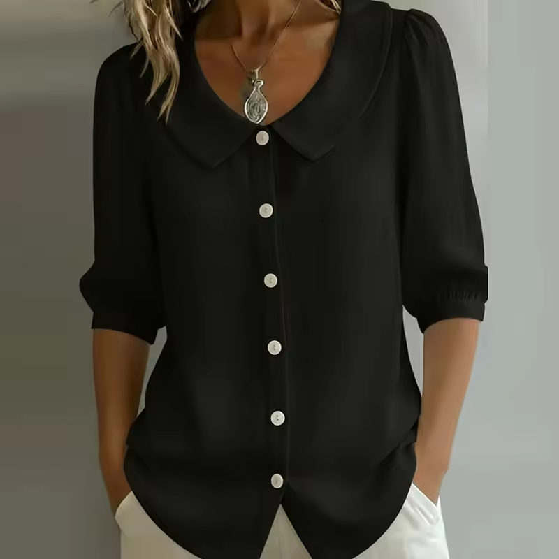 Riley - Lässige Bluse mit Knöpfen