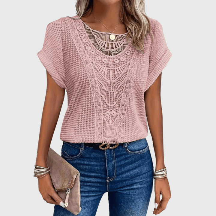 Lucilla - Elegantes Ibiza-Stil Top