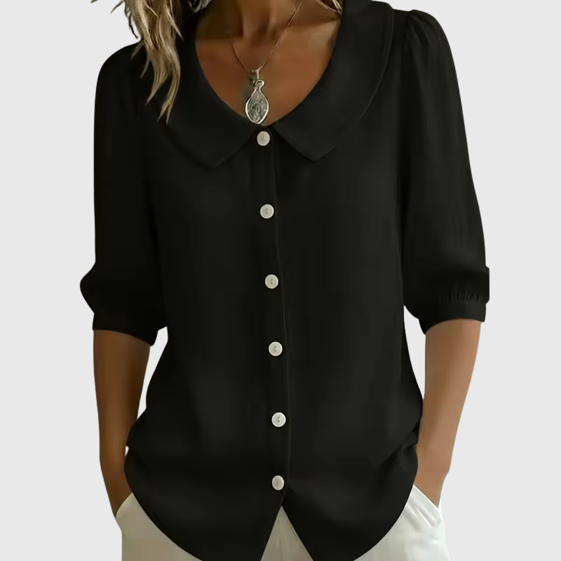 Riley - Lässige Bluse mit Knöpfen