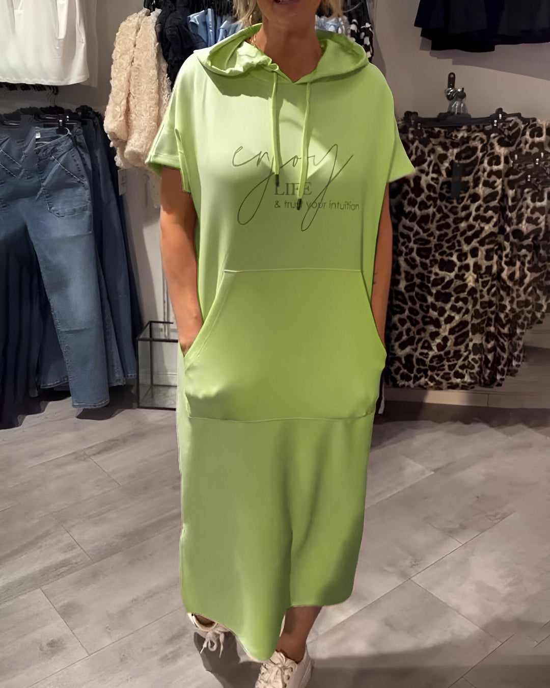Bridget - Lässiges Hoodie-Kleid