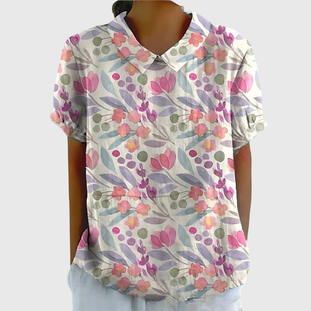 Karen - Blumige Bluse