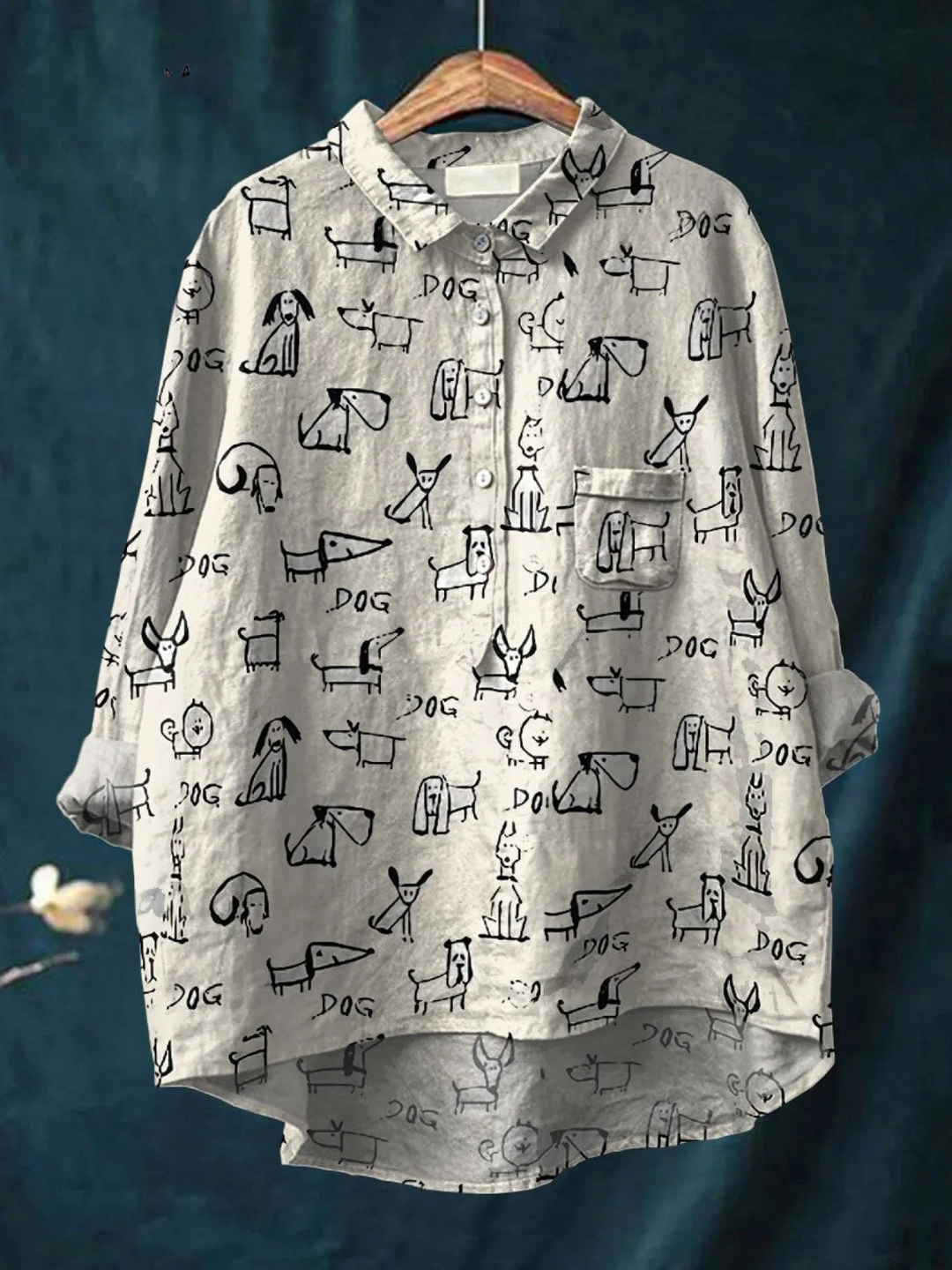 Glaube - Frauen Süsses Hundedruck Freizeitshirt