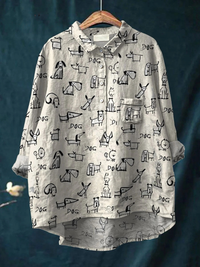 Glaube - Frauen Süsses Hundedruck Freizeitshirt