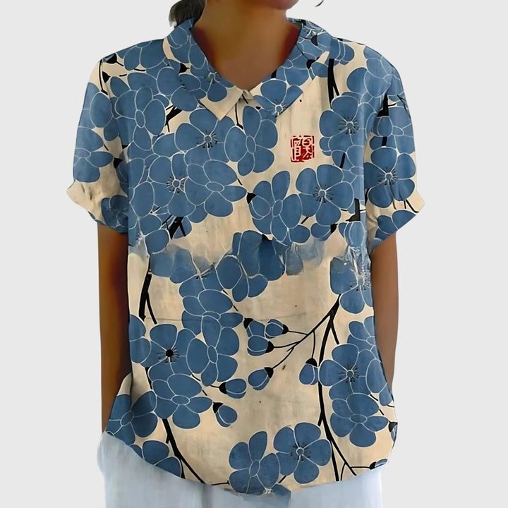 Karen - Blumige Bluse