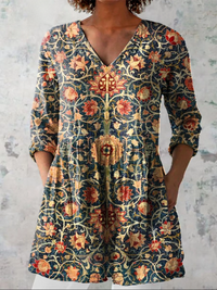 Elara - V-Ausschnitt Langarmshirt