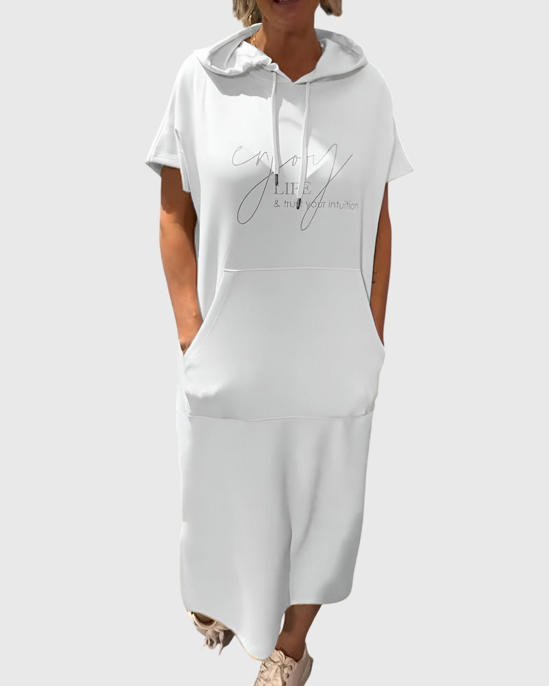 Beverly - Lässiges Hoodie-Kleid