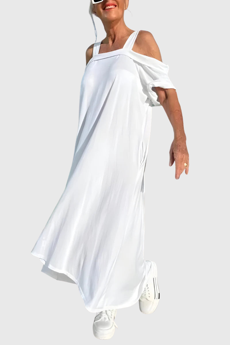 Shaira - Langes Off-Shoulder Sommerkleid