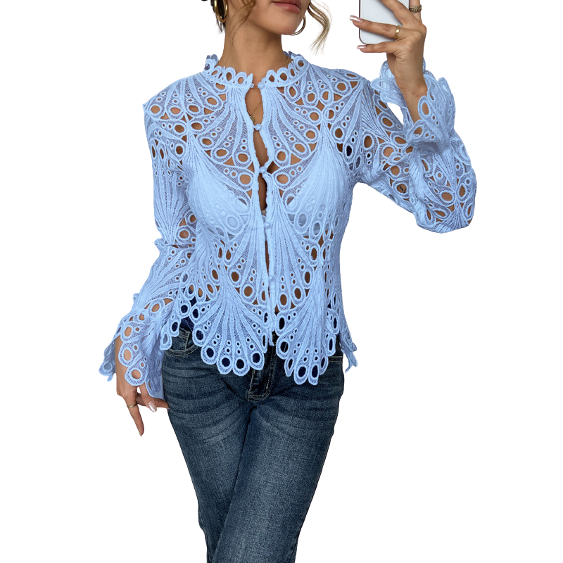 Brielle - Moderne Bluse mit hohlem Detail