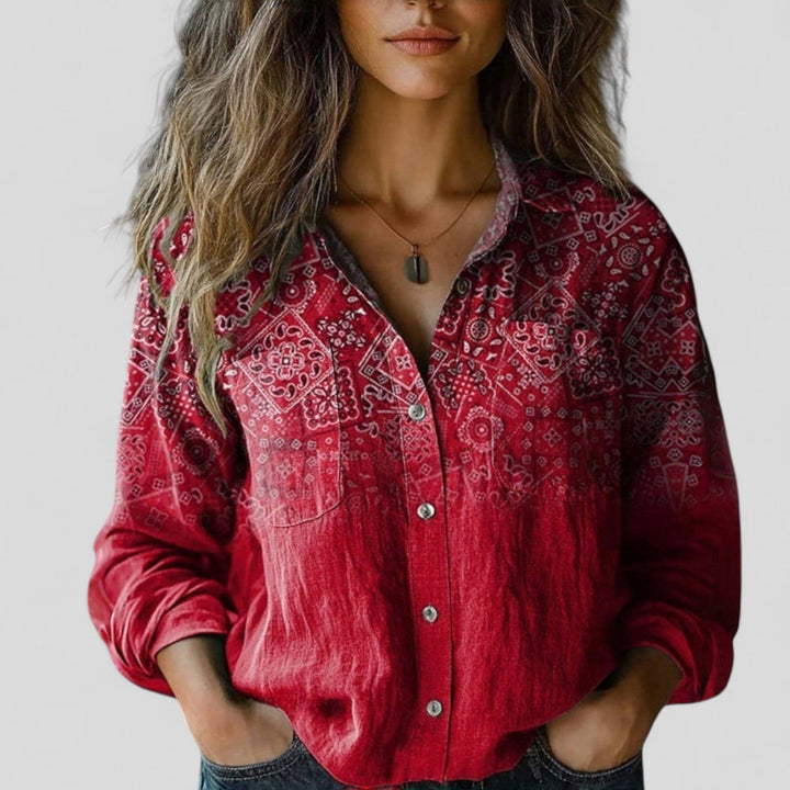Ashley - Bequemes Blusen-Shirt