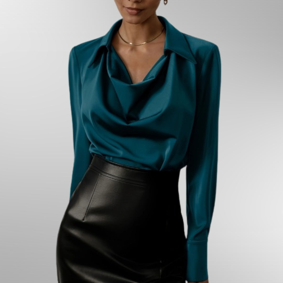 Alivia - Elegante Satinbluse