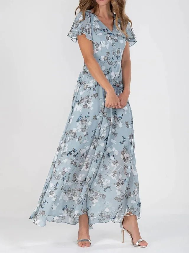 Zuri - Glamouröses Bauchbedeckendes Kleid