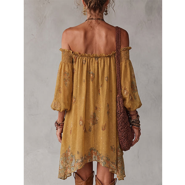Dakota - Boho-Chic Sommerkleid mit floralem Print