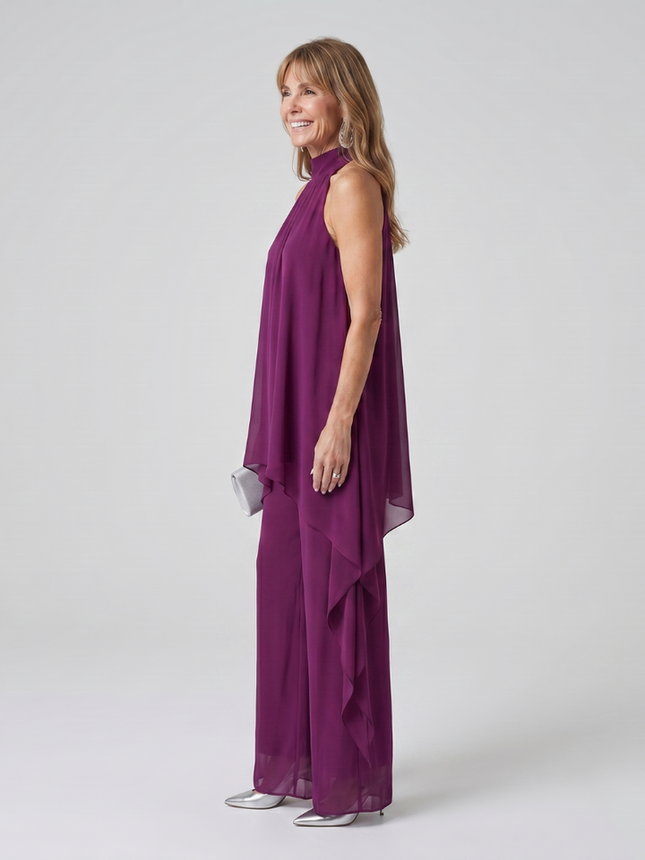 Bearim - Halter Neck Asymmetrisches Tunika-Set