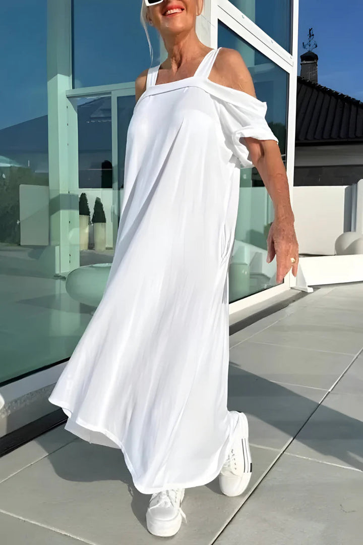 Shaira - Langes Off-Shoulder Sommerkleid