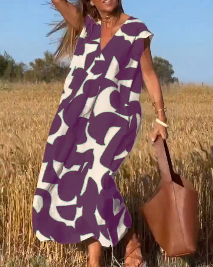 Kendall - Lässiges Abstract Kleid